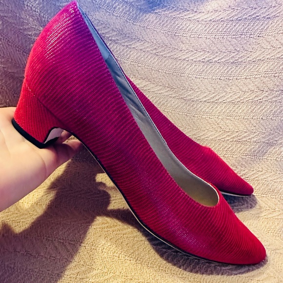 Vaneli shoes women short heels wine color Sz#8M New - Picture 8 of 13